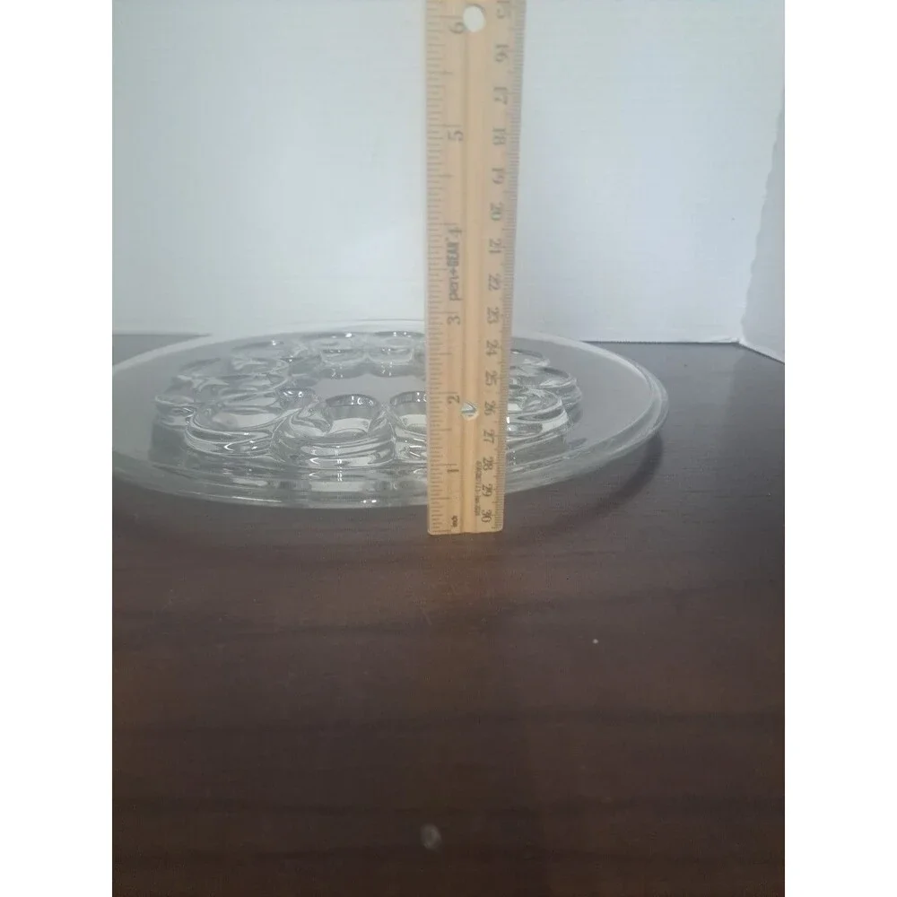 Vintage Duncan Miller Deviled Egg Glass Serving Platter